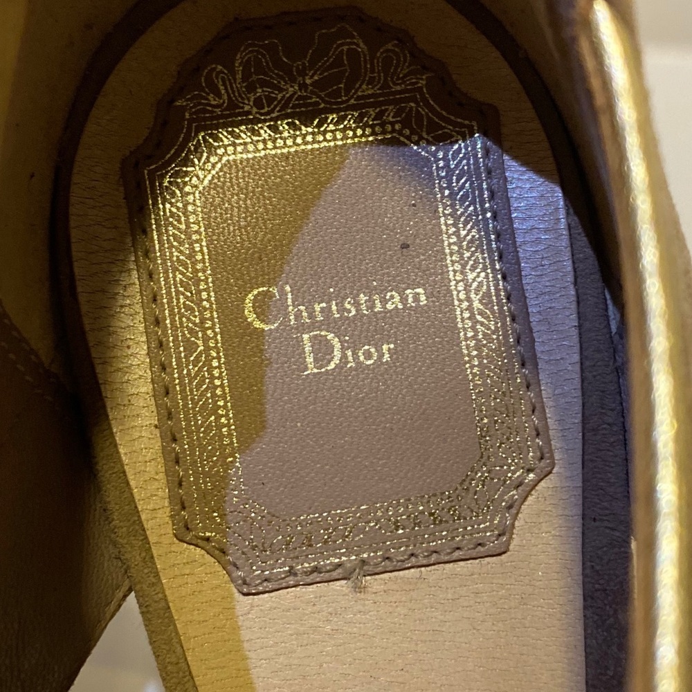 Vintage Christian Dior Grey Suede Heels - Picture 4 of 5
